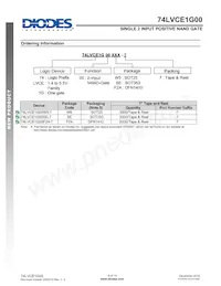 74LVCE1G00FZ4-7 Datasheet Page 9