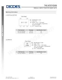 74LVCE1G00FZ4-7 Datasheet Page 10