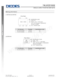 74LVCE1G02FZ4-7 Datasheet Page 10