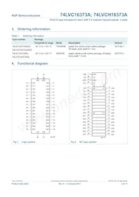 74LVCH16373ADGG Datasheet Page 3