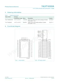 74LVT16500ADL Datasheet Page 3