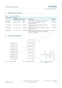 74LVU04PW Datasheet Page 2