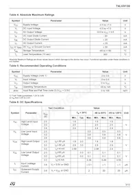74LVX139TTR Datasheet Page 3