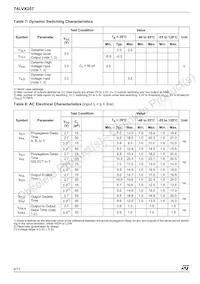74LVX257MTR Datasheet Page 4