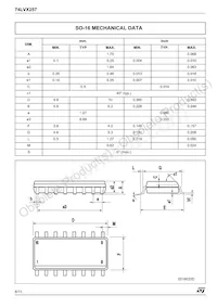 74LVX257MTR Datasheet Page 8