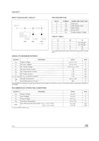 74V1G77CTR Datasheet Page 2