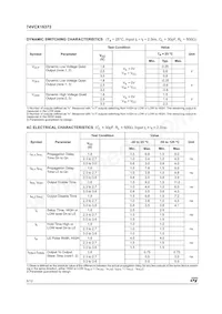 74VCX16373TTR Datasheet Page 6