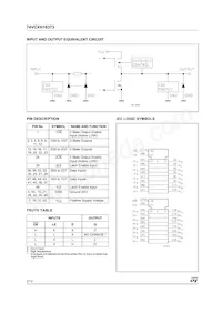 74VCXH16373TTR Datasheet Page 2