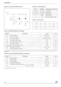 74VHC00TTR Datasheet Page 2