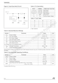 74VHC03TTR Datasheet Page 2