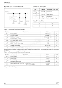 74VHC04MTR Datasheet Page 2