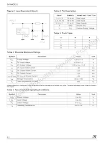 74VHC132TTR Datasheet Page 2