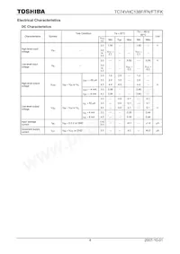 74VHC138FT Datasheet Pagina 4