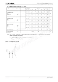 74VHC138FT Datasheet Page 5