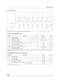74VHC16373TTR Datasheet Page 3