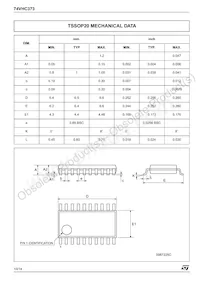 74VHC373MTR Datasheet Page 10
