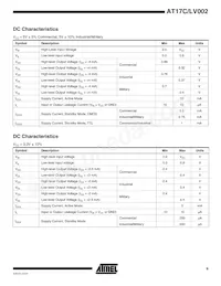 AT17C002-10JC Datasheet Page 9