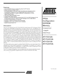 AT17C010A-10QI Datenblatt Cover