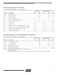AT17C65-10CC Datasheet Page 9