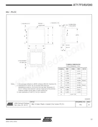 AT17F080-30TQI Datasheet Pagina 17