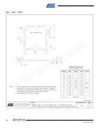 AT17F16-30TQI Datasheet Page 16