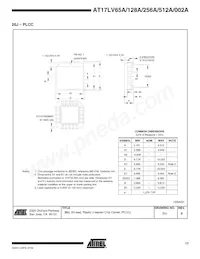 AT17LV002A-10CU Datasheet Page 17