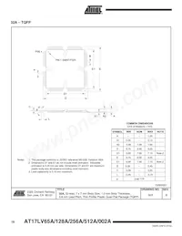 AT17LV002A-10CU Datasheet Page 18