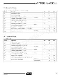 AT17LV010-10CC Datenblatt Seite 9