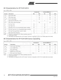 AT17LV010-10CC Datasheet Page 12
