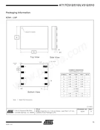 AT17LV010-10CC Datasheet Page 15