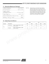 AT17LV040-10BJI Datasheet Page 11