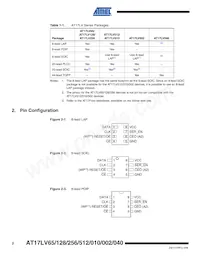 AT17LV512-10PC Datasheet Page 2