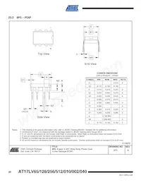 AT17LV512-10PC Datasheet Page 20