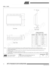 AT17N512-10PI Datasheet Page 16