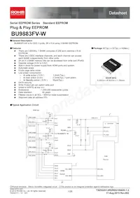 BU9883FV-WE2 Datasheet Cover