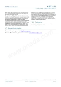 CBT3253DS Datasheet Page 14