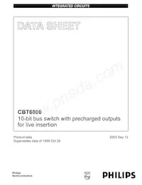 CBT6800PW Datasheet Copertura