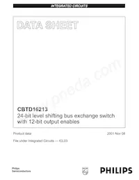 CBTD16213DL Datasheet Cover