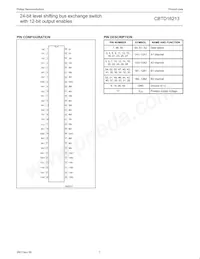 CBTD16213DL Datasheet Page 3