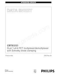 CBTS3253PW Datasheet Cover