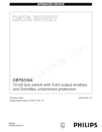 CBTS3384PW Datasheet Cover