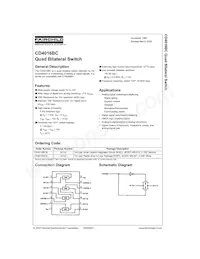 CD4016BCMX Datasheet Cover