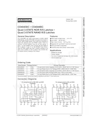 CD4044BCN Datasheet Cover