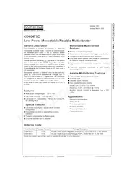 CD4047BCMX Datasheet Cover