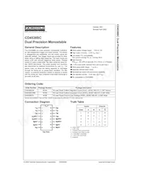 CD4538BCMX Datasheet Cover