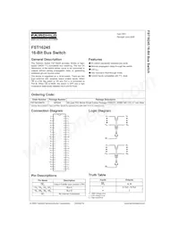 FST16245MTDX Datasheet Copertura