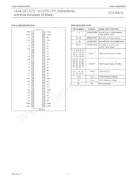 GTL16612DL Datasheet Page 3