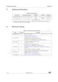 HCF4010M013TR Datasheet Page 12