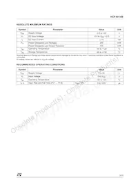 HCF4014M013TR Datasheet Page 3