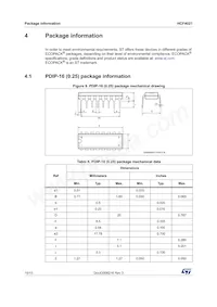 HCF4021BM1 Datasheet Page 10